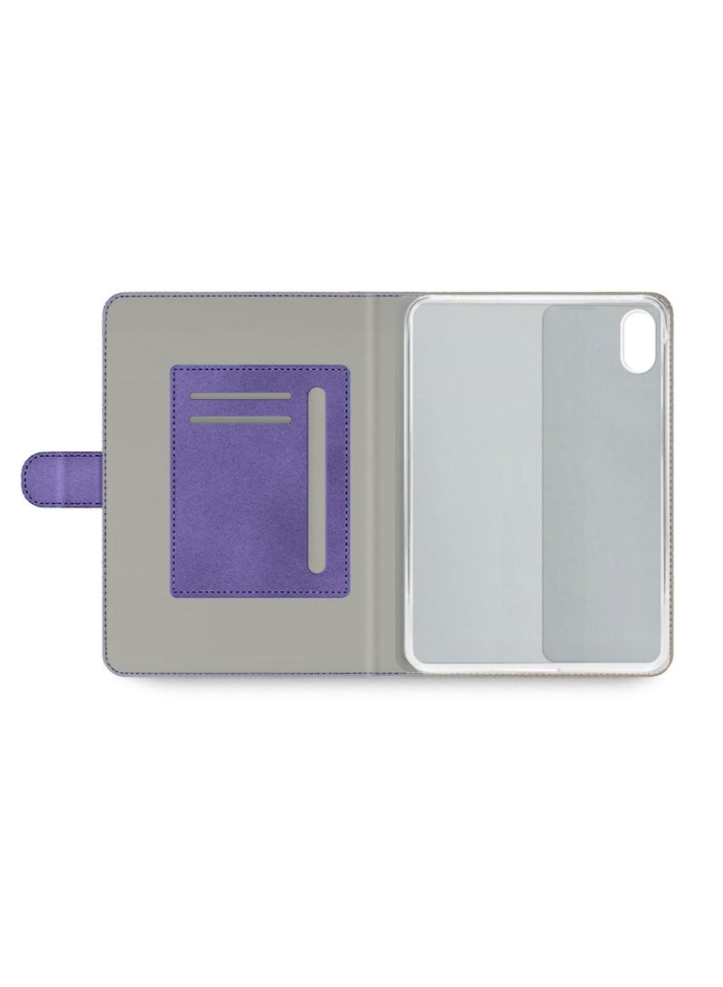 OMAKER Xiaomi Redmi Pad 2 4G 2025 (11.0 inches) OMAKER PU Leather Magnetic Closure Flip Case Cover (TCFPSR) - Eggplant Purple - Image 3